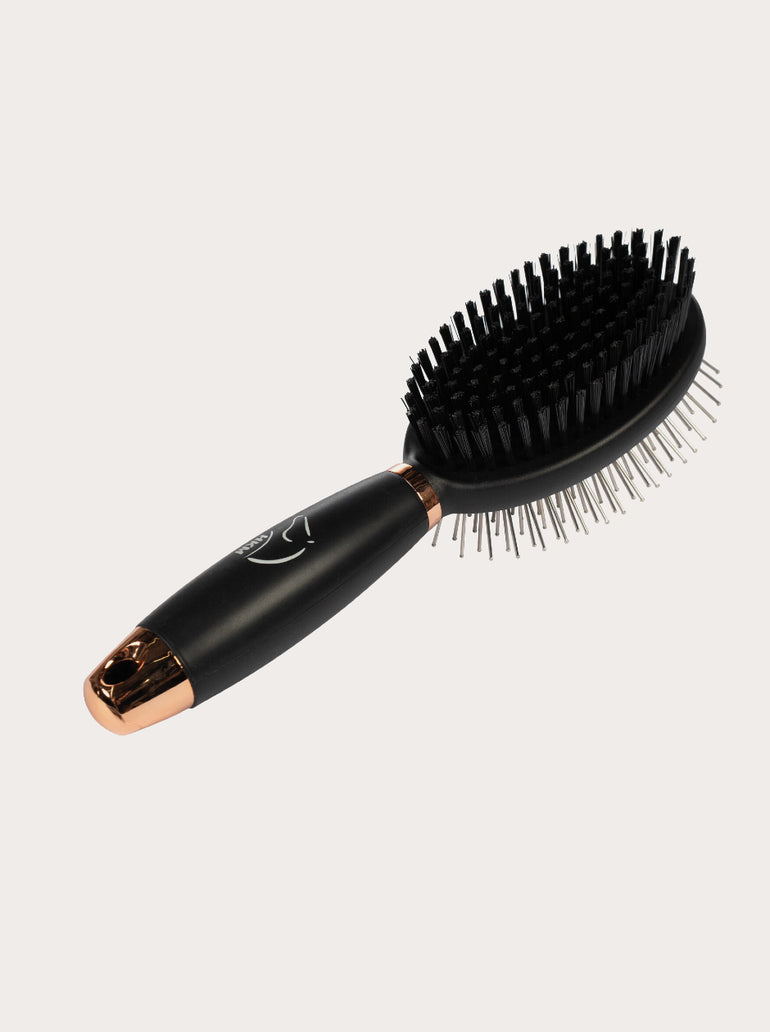 Brosse à crins gel double face