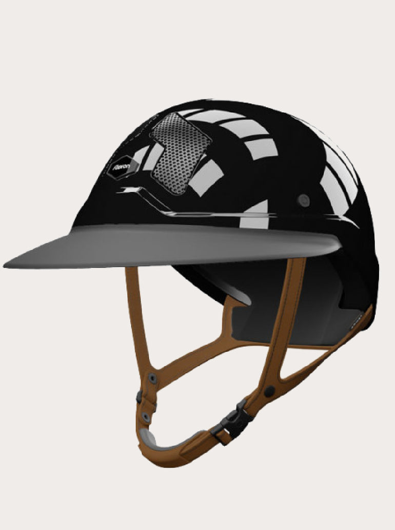 Casque Armet Angel brillant grande visière