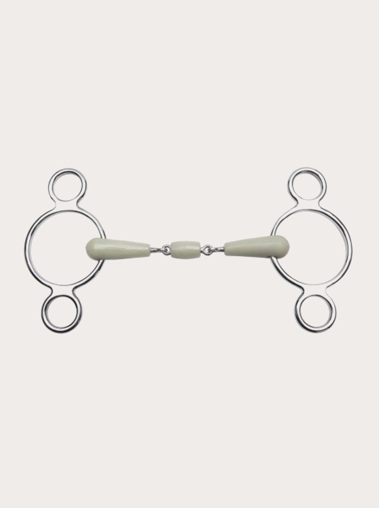 Mors réglable Flexi 3 anneaux double brisure